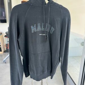 Saint Laurent Black Malibu Hoodie